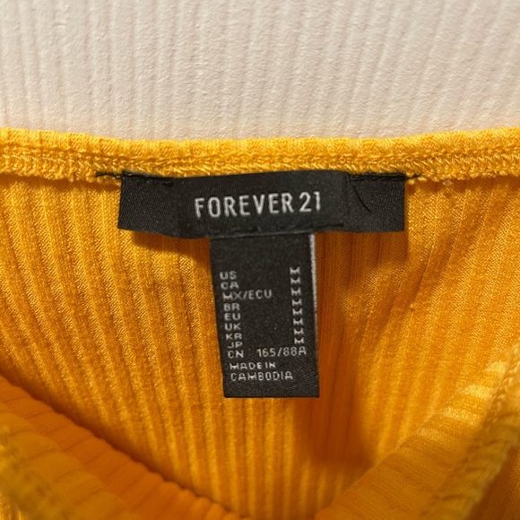 Forever 21 Yellow one piece - Picture 2 of 3